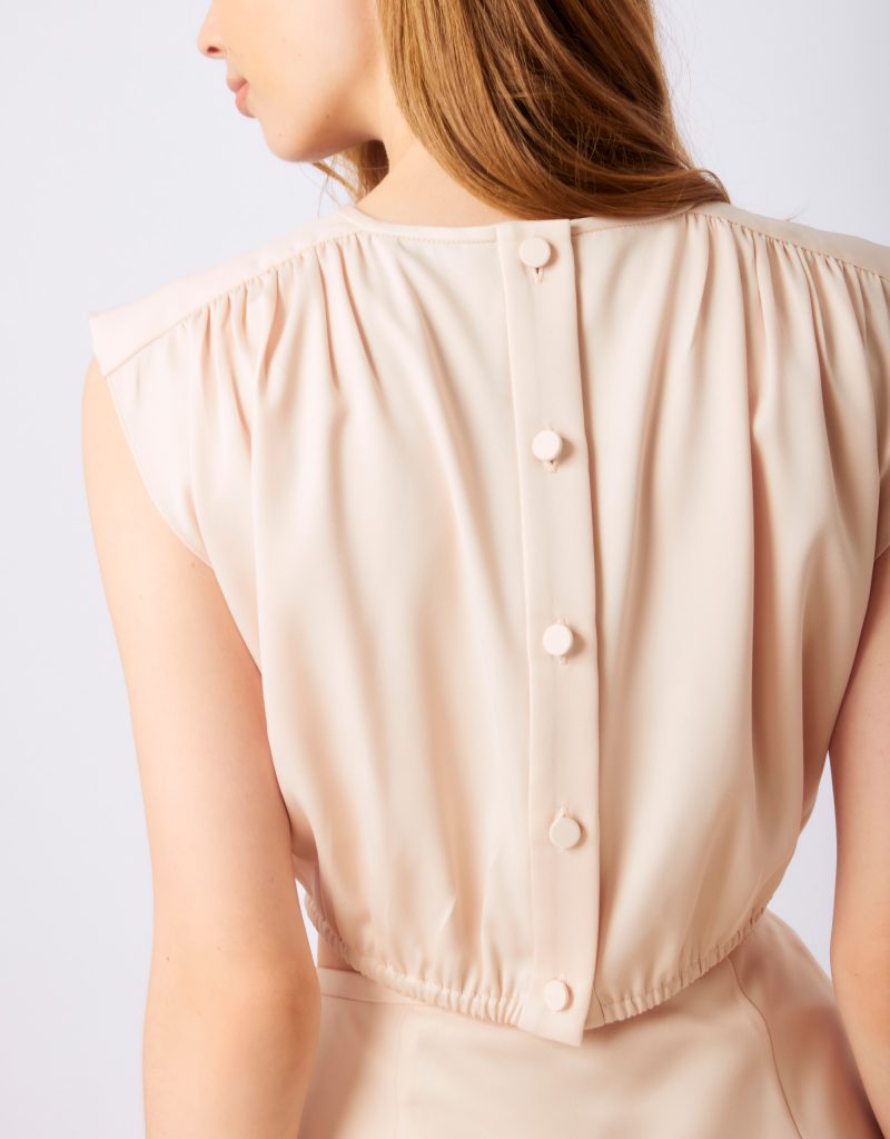 My Darling ruching cropped top ASAVAGROUP